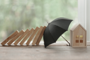 Image shows property insurance concept
