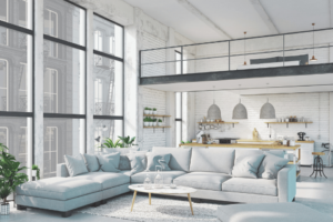 image of office conversion to residential loft