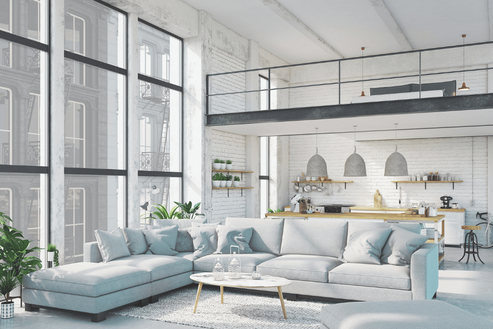 image of office conversion to residential loft